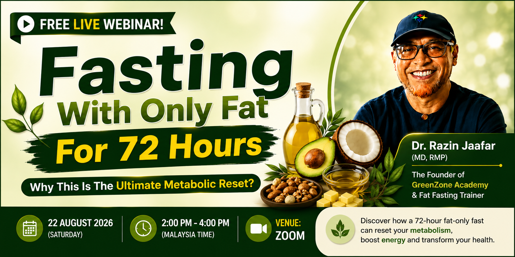 Fasting with only Fat for 72 Hours